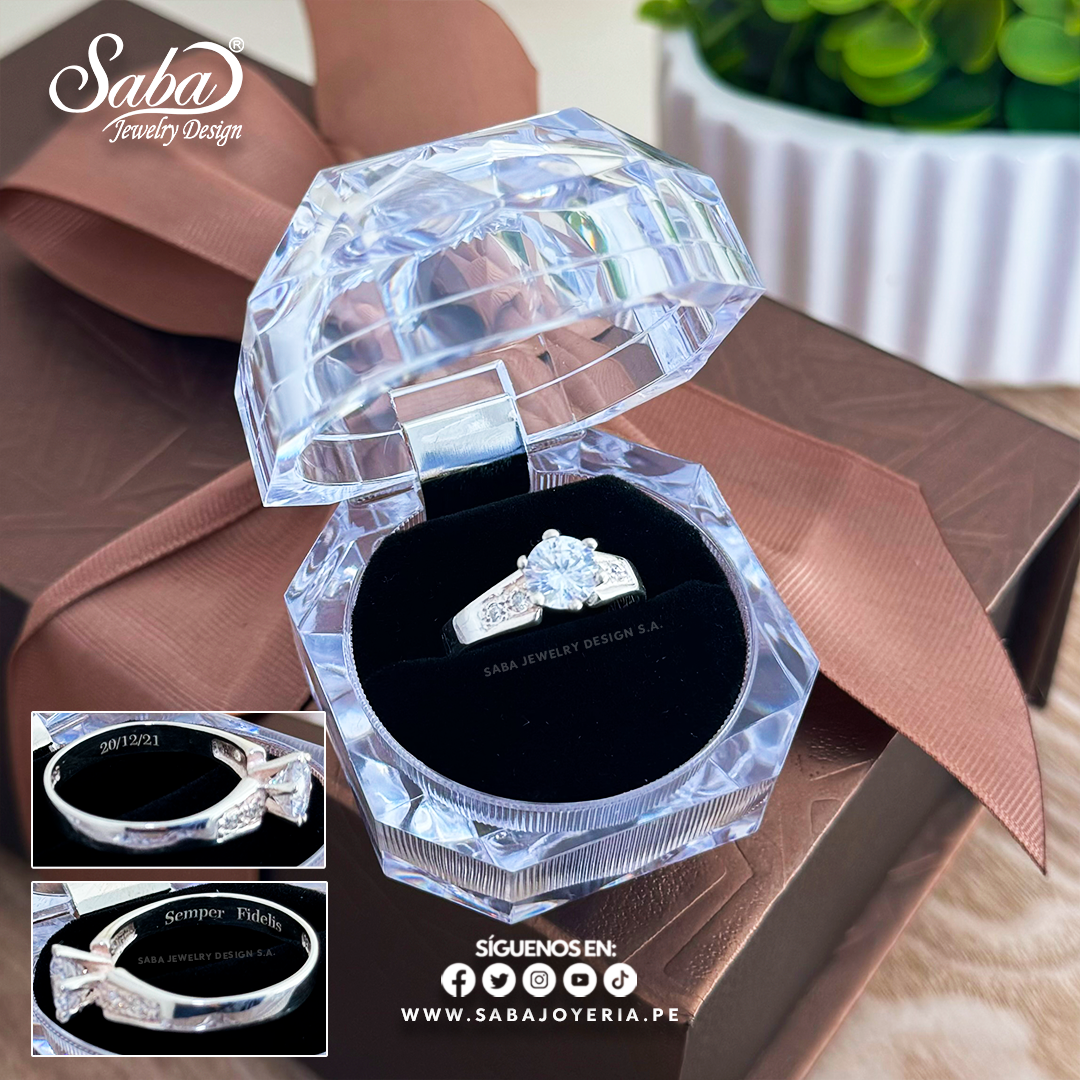 Anillo Compromiso - Plata